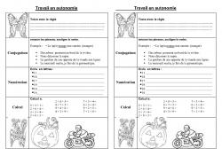 travail en autonomie ce1 ce2