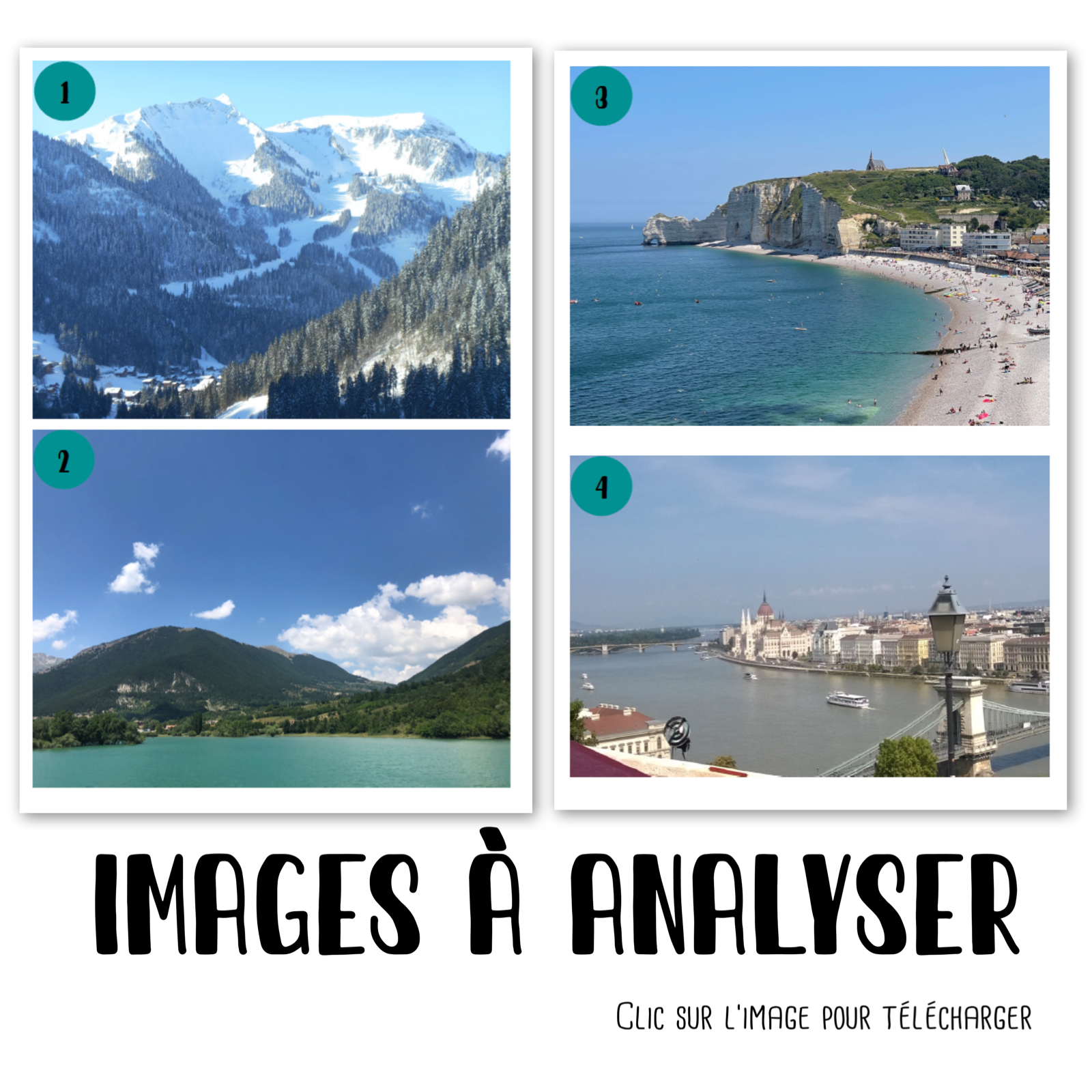 Les Différents Types De Paysages Ce2 Evaluation L'analyse de paysages - P2-P3 (CE1-CE2) - Lencrecool