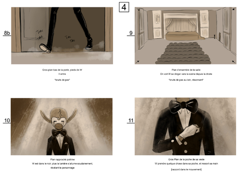 Storyboard - L'illusionniste Partie I