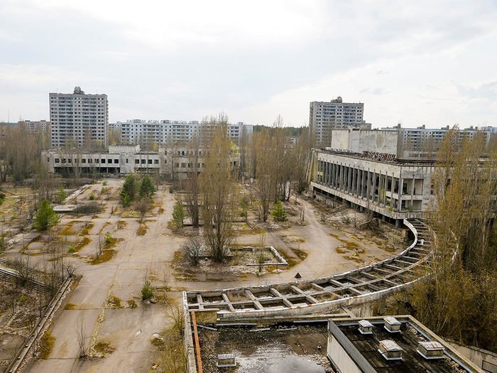 La ville de Pripyat en Ukraine, l'un des lieux abandonnés dans le monde.