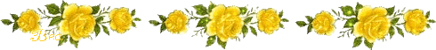 Barette fleurs jaunes Gif