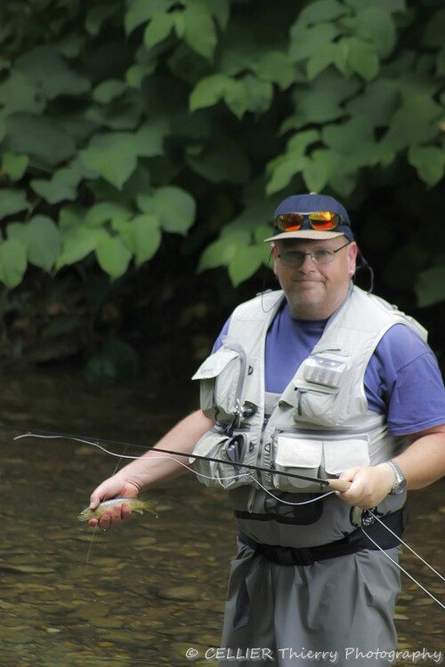 Heureux comme un pêcheur à la mouche sur l'Albarine