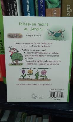 Faites en moins au jardin!