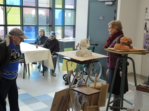 Musons avec les muses au musée- Visite de l'Ehpad de Méricourt