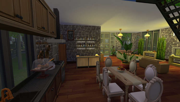 Sims 4 : Le loft Vert-Pré 