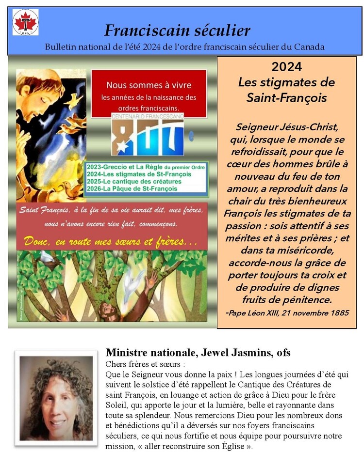 Bulletin National OFS - ÉTÉ 2024