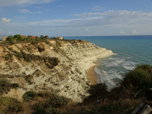 L'escalier des Turcs à Agrigente