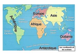 Continents et océans