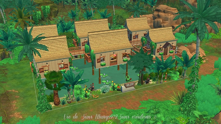 Les Sims 4  : L'hôtel Bora Jungle Resort  