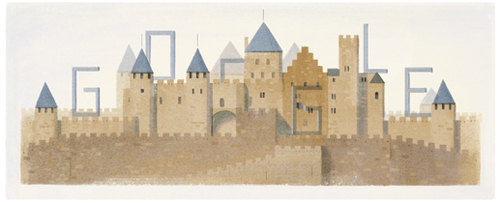 La Cité de Carcassonne sur Google