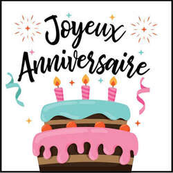 Les anniversaires du mois de Septembre