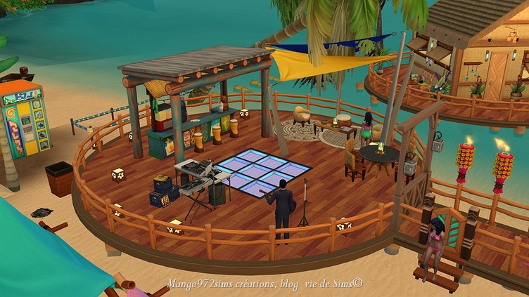 Les Sims 4 : L'hôtel bulles du Paradis