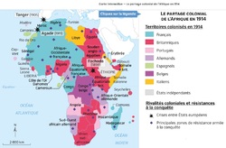 L'Afrique en 1914