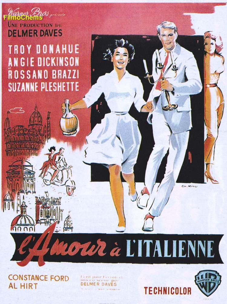 Amours à L'Italienne - Rome Adventure - (1962) VOSTFR HDLight 720 AAC - Delmer Daves