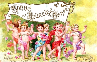 Bonne et heureuse année 2017 en cartes postales anciennes.