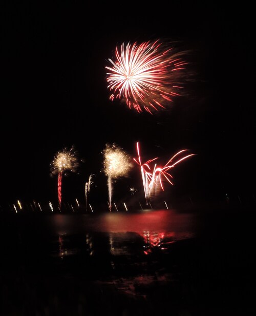 Feu d'artifice sur l'estuaire...