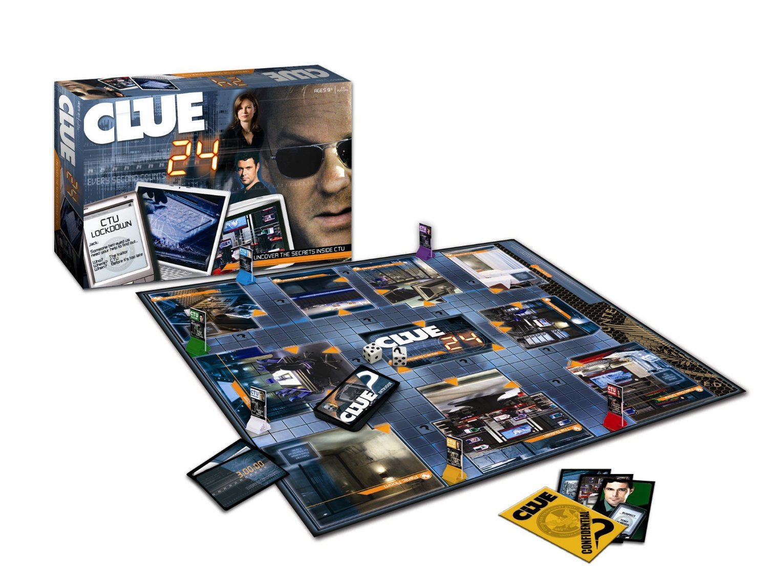 2006 -24 the DVD Board game / 2007 -24 Trading Card Game / 2009 -Clue 24 -  Kiefer Sutherland Filmographie