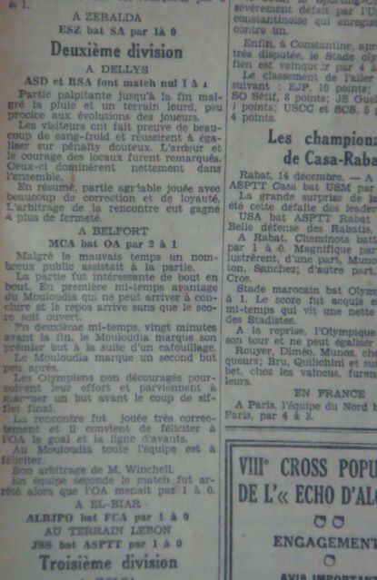 Dimanche 14.12.1930 à Belfort MCA-O.Affreville 2-1