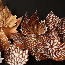 Idée Pinterest : avec des feuilles d'automne