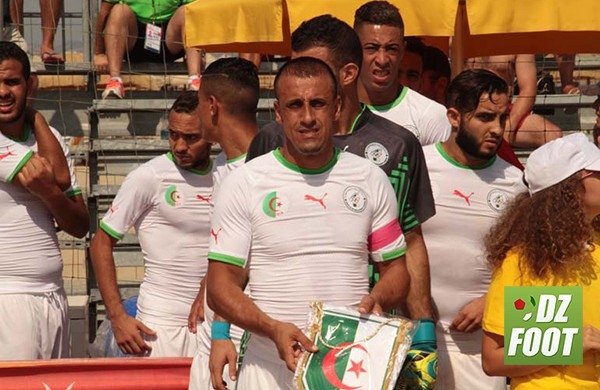 Mezouar Arafat capitaine de l\'EN beach soccer aux JM de pescara 2015