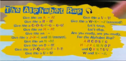 The alphabet rap