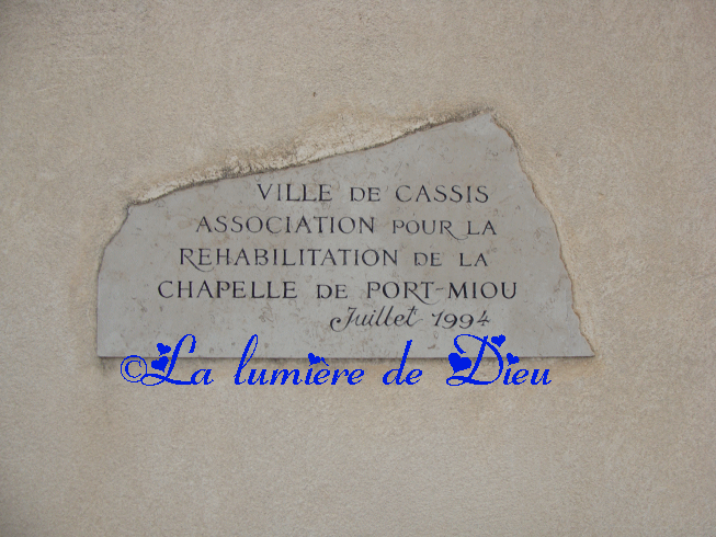 Port Miou : la chapelle Notre-Dame de bonne santé