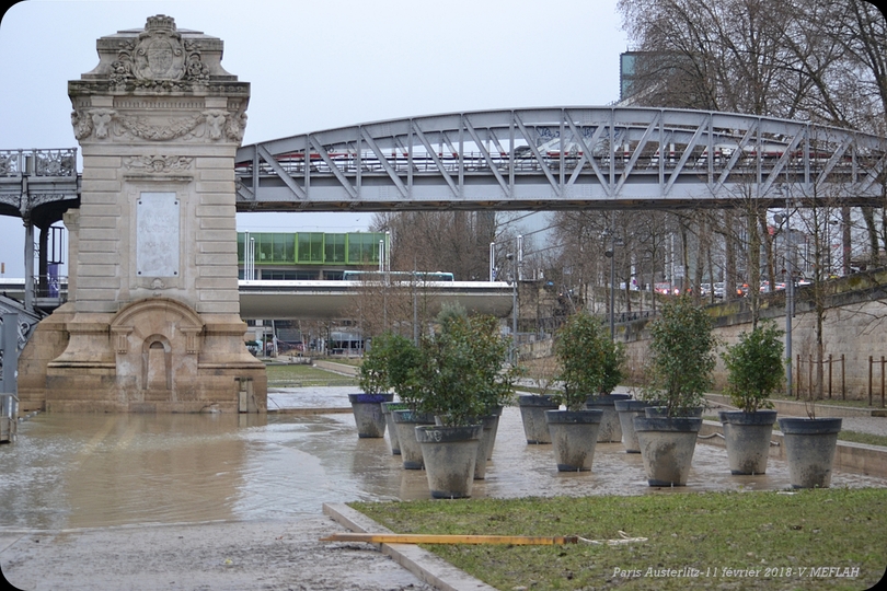 Paris Austerlitz : Une décrue très lente ...