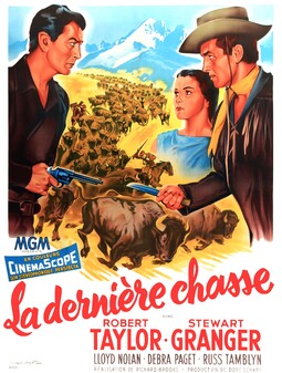 LA DERNIERE CHASSE BOX OFFICE FRANCE 1957 AFFICHE DE ROGER SOUBIE
