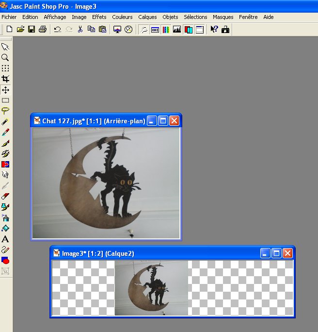 Une bannière avec Paint Shop Pro