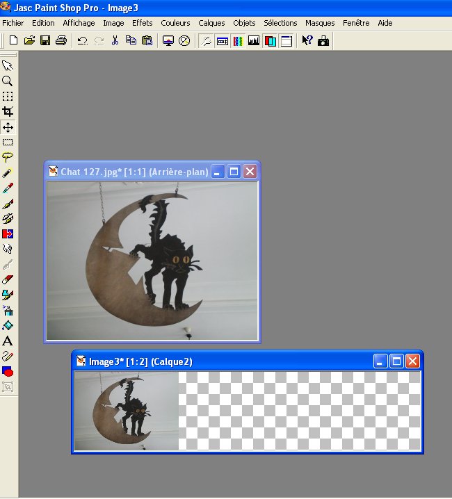 Une bannière avec Paint Shop Pro