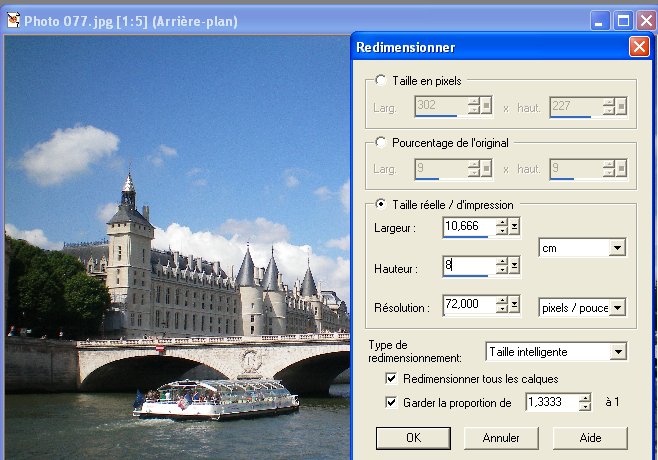 Une bannière avec Paint Shop Pro
