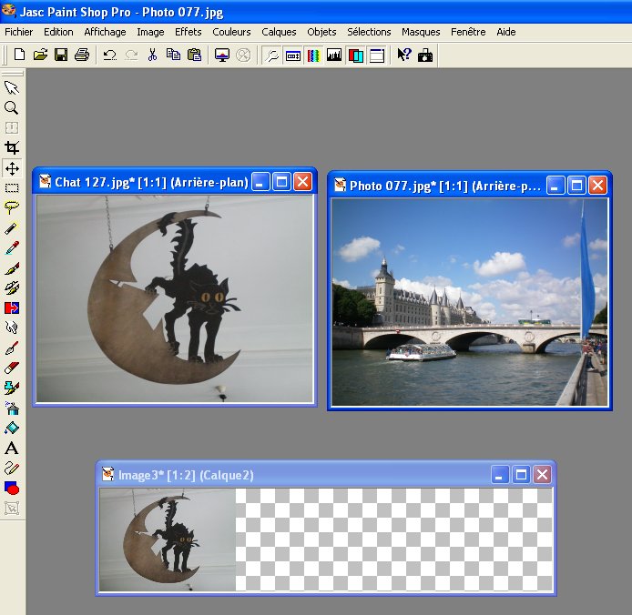 Une bannière avec Paint Shop Pro