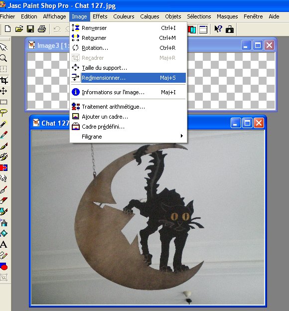 Une bannière avec Paint Shop Pro