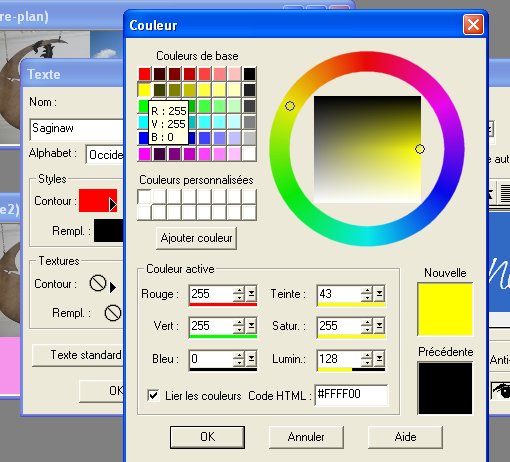 Une bannière avec Paint Shop Pro