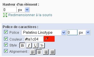 Modification du thème utilisé sur Eklablog