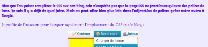 Javascript et l'usage des polices de caractères de Google