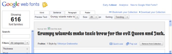 Javascript et l'usage des polices de caractères de Google