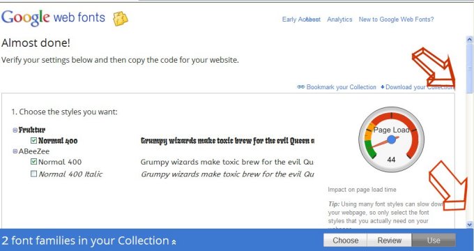Javascript et l'usage des polices de caractères de Google