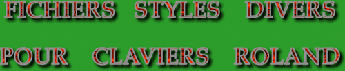  STYLES DIVERS CLAVIERS ROLAND SÉRIE 9450