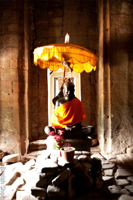 Angkor Thom, le Bayon - Bouddha