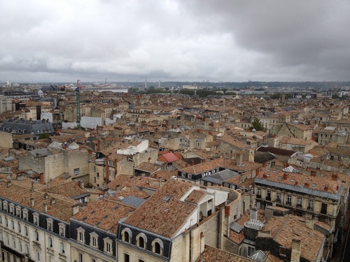 Les toits de Bordeaux. 