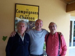 Claude avec René et Gaston