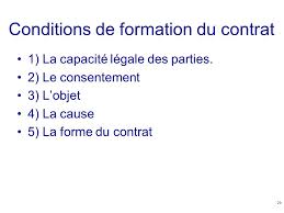 rencontre des consentements contrat