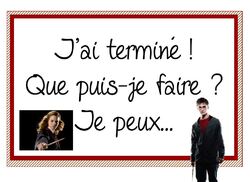 Quand j'ai fini, je peux ... (spécial Harry Potter).