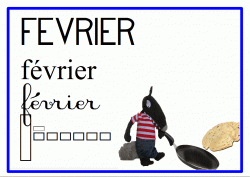 Les mois de l'année affichage