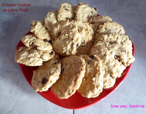 Les Oatmeal Cookies ou Cookies à l'ancienne de Laura Todd
