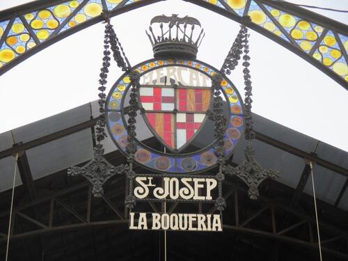 Le marché de la Boqueria à Barcelone