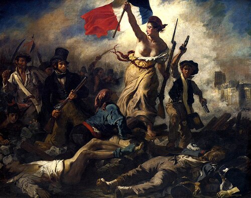 Etude sur "La liberté guidant le peuple"