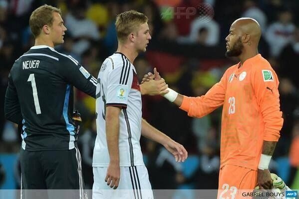 Lundi 30.6.2014 à Porto Alegre Allemagne-EN 2-1 après prolongations