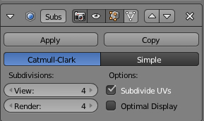 Mettre View et Render sur 4
